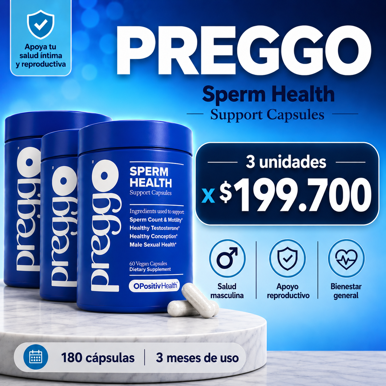PREGGO 3 unidades